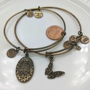 Alex Ani Rafaleian Gold Daughter Butterfly Bracele